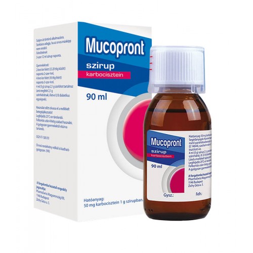 MUCOPRONT SZIRUP 90 ML, Gyógytündér Gyógyszertár és Webáruház - Kartal