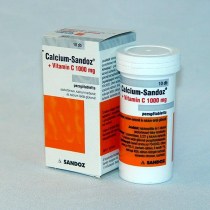 CALCIUM SANDOZ + VITAMIN C 1000 MG PEZSGŐTABLETTA 10 DB, Gyógytündér Gyógyszertár és Webáruház - Kartal